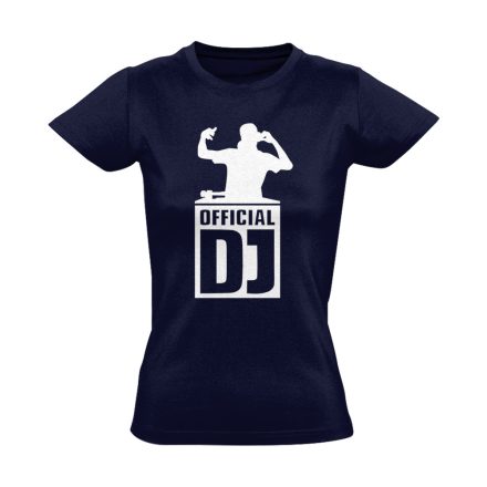Official DJ női póló (tengerészkék)
