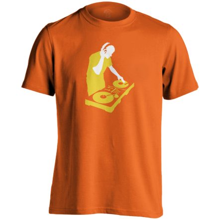 Jockey DJ férfi póló (narancssárga)