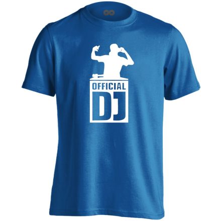 Official DJ férfi póló (kék)