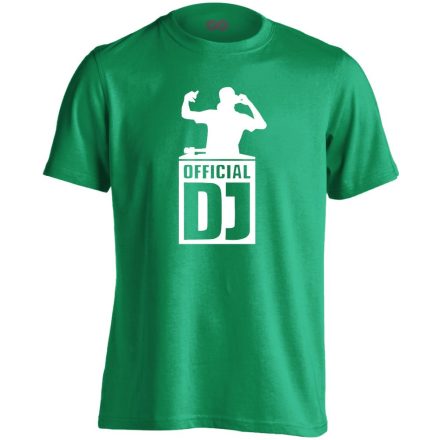 Official DJ férfi póló (zöld)