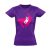 Sejtelmes Szépség fodrász női póló (lila)