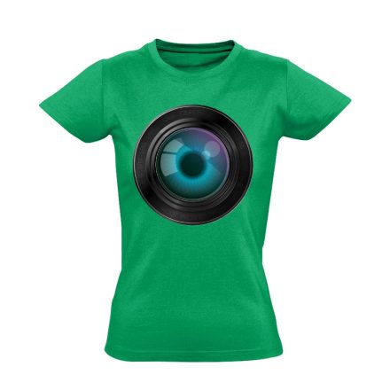 LélekTükör fotós női póló (zöld)