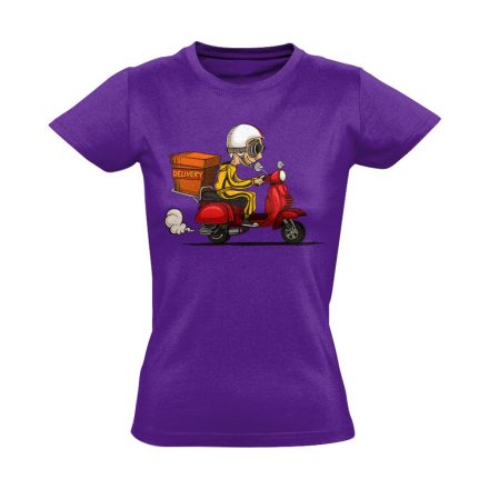 RoboGO futár női póló (lila)
