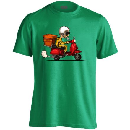 RoboGO futár férfi póló (zöld)