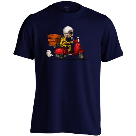 RoboGO futár férfi póló (tengerészkék)