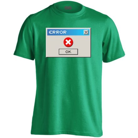 Error IT-s férfi póló (zöld)