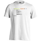 Function Repeat IT-s férfi póló (fehér)