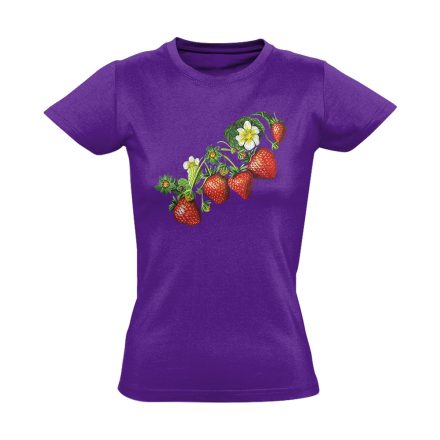E/ kertész női póló (lila)
