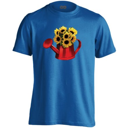 Loccsantó kertész férfi póló (kék)