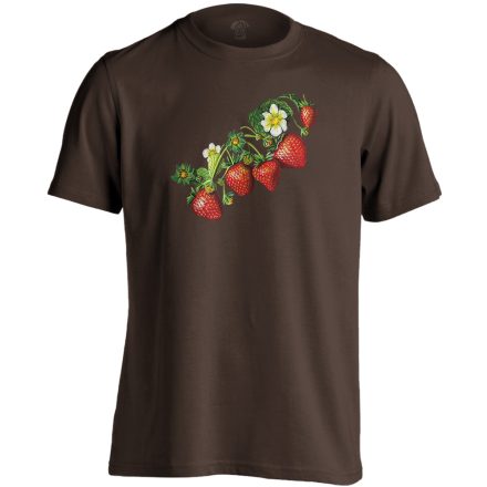 E/ kertész férfi póló (csokoládébarna)