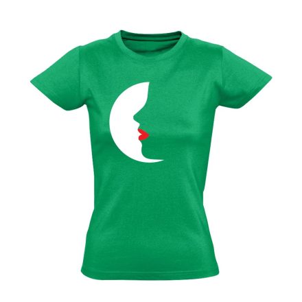 HoldCsók kozmetikus/sminkes női póló (zöld)
