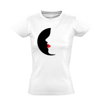 HoldCsók kozmetikus/sminkes női póló (fehér)