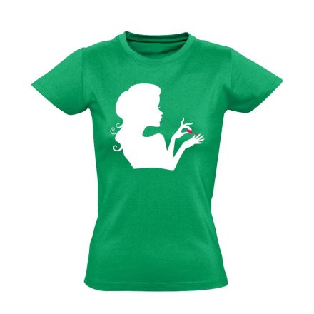 KörömGyönyör manikűr-pedikűrös női póló (zöld)