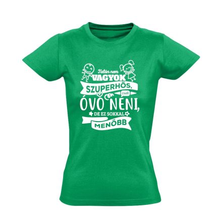 ÓvóWoman óvónéni női póló (zöld)