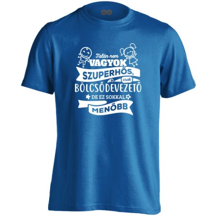 MenőBölcsődevezető kisgyermeknevelő férfi póló (kék)