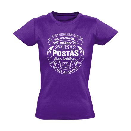 Így alakult! postás női póló (lila)