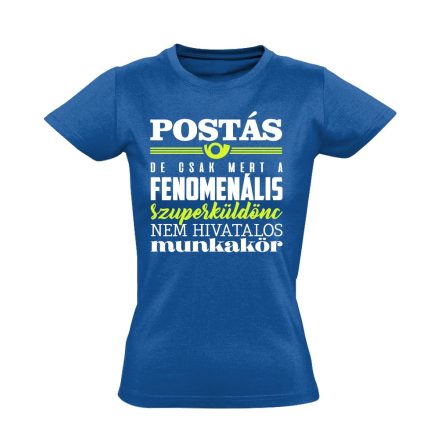 Fenomén postás női póló (kék)