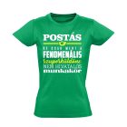 Fenomén postás női póló (zöld)