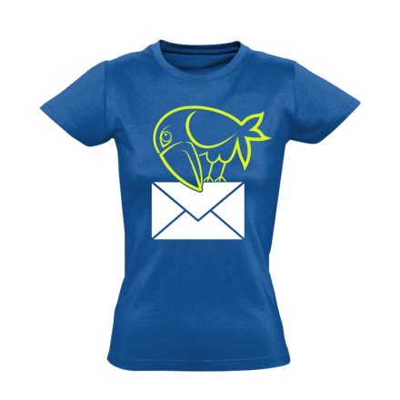 Hollós postás női póló (kék)