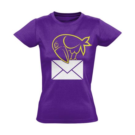 Hollós postás női póló (lila)