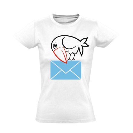 Hollós postás női póló (fehér)
