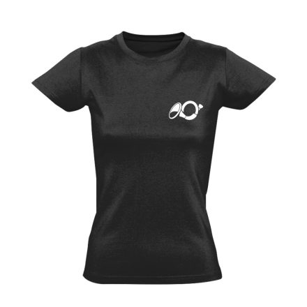 1-N postás női póló (fekete)