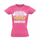 ArsPostaica postás női póló (rózsaszín)