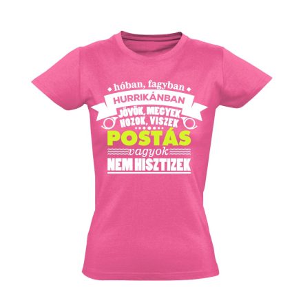 ArsPostaica postás női póló (rózsaszín)