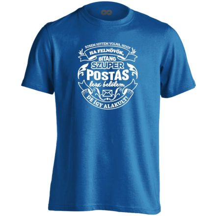 Így alakult! postás férfi póló (kék)
