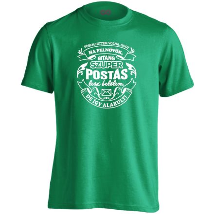 Így alakult! postás férfi póló (zöld)