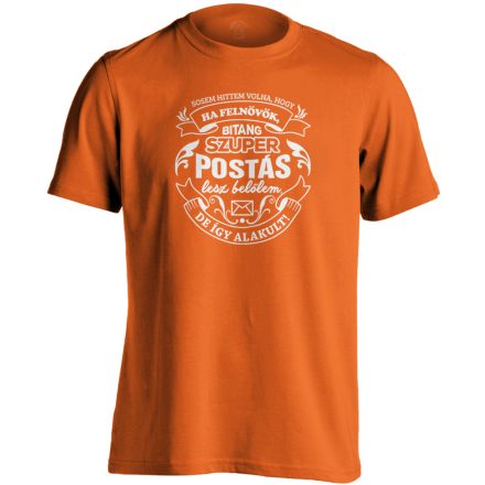 Így alakult! postás férfi póló (narancssárga)