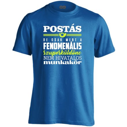 Fenomén postás férfi póló (kék)