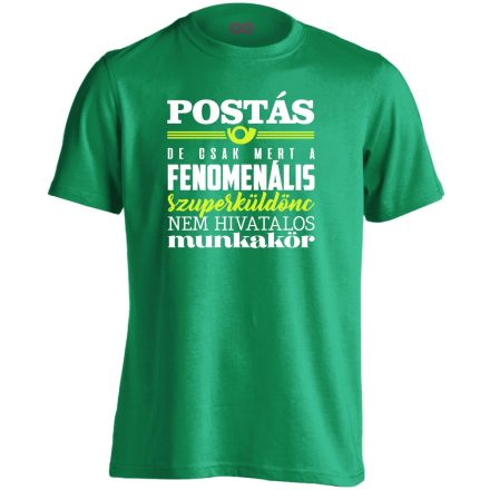 Fenomén postás férfi póló (zöld)