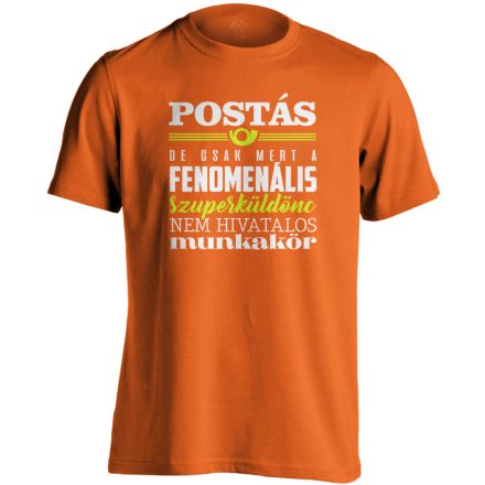 Fenomén postás férfi póló (narancssárga)