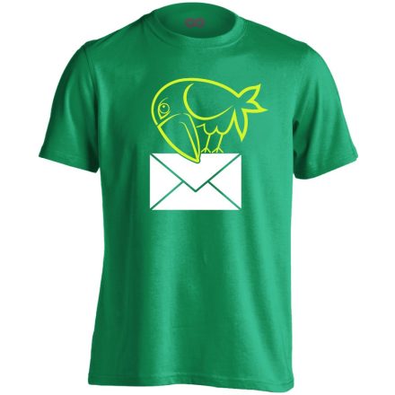 Hollós postás férfi póló (zöld)