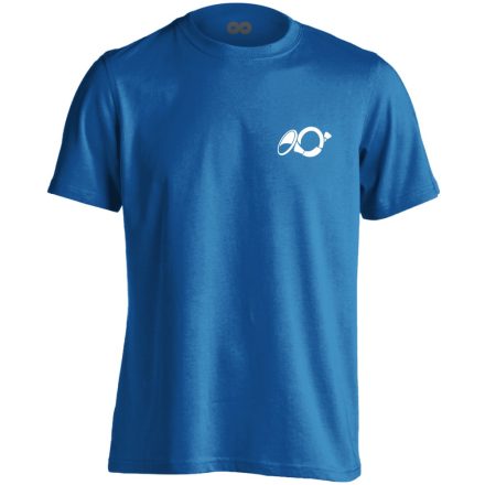 1-N postás férfi póló (kék)