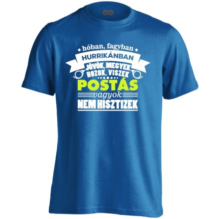 ArsPostaica postás férfi póló (kék)