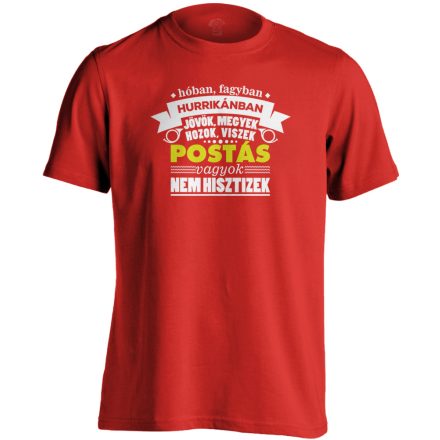 ArsPostaica postás férfi póló (piros)