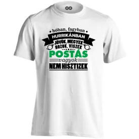 ArsPostaica postás férfi póló (fehér)