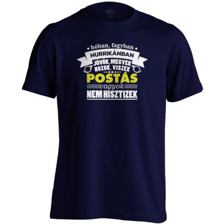ArsPostaica postás férfi póló (tengerészkék)
