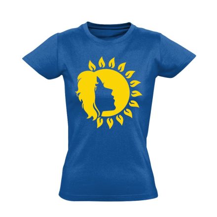 Solar Queen szoláriumos női póló (kék)