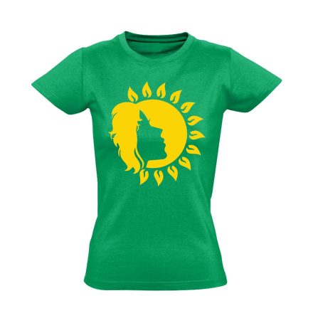 Solar Queen szoláriumos női póló (zöld)