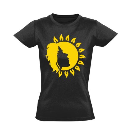 Solar Queen szoláriumos női póló (fekete)