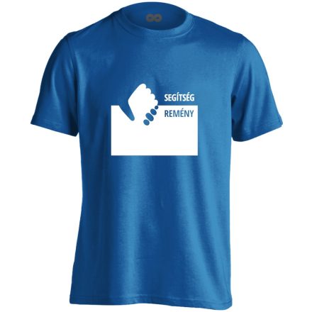 Remény szociális munkás férfi póló (kék)