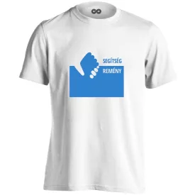 Remény szociális munkás férfi póló (fehér)