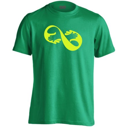 Határtalan szociális munkás férfi póló (zöld)