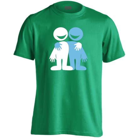 BaráTámasz szociális munkás férfi póló (zöld)