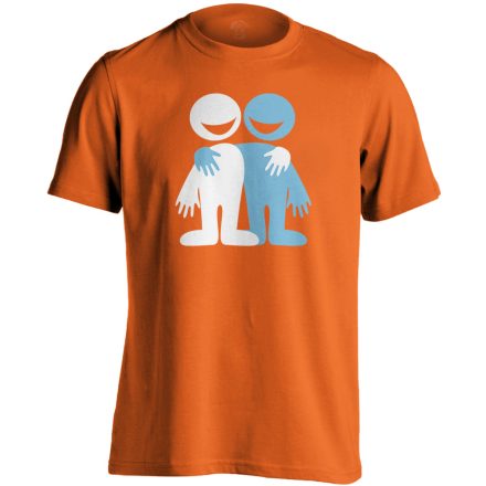 BaráTámasz szociális munkás férfi póló (narancssárga)