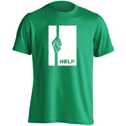 NemHagylak szociális munkás férfi póló (zöld)