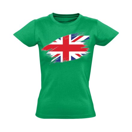 CaptureTheFlag angoltanáros női póló (zöld)